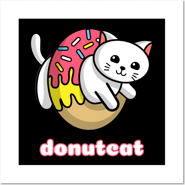 Donutcat Wall Art by attire zone